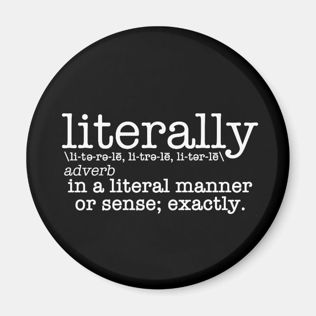 Englische Grammatik wörtlich Magnet (Vorne)