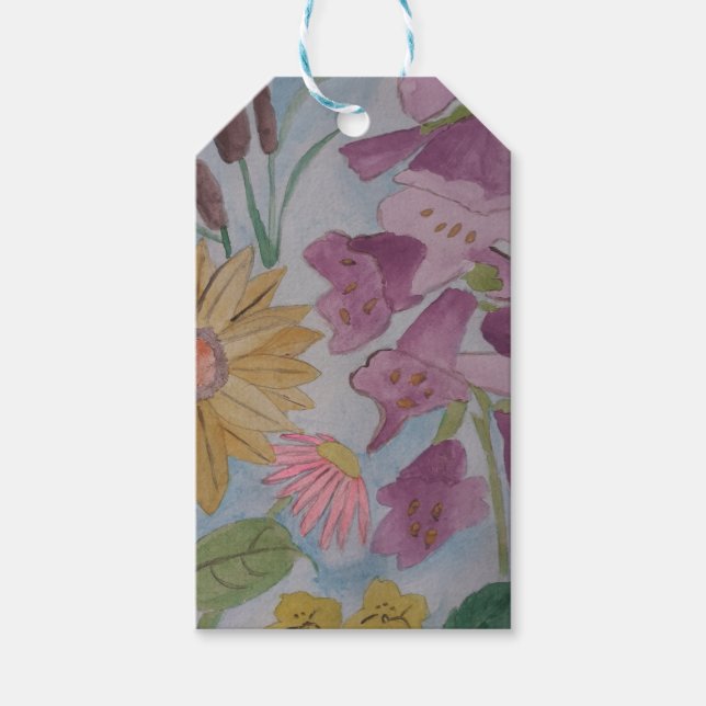Englische Hütte Garden Geschenkanhänger (Vorderseite)