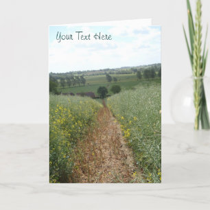 Englische ländliche karte