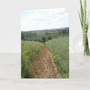 Englische Landschaft Szene Foto Kunstkarte Karte