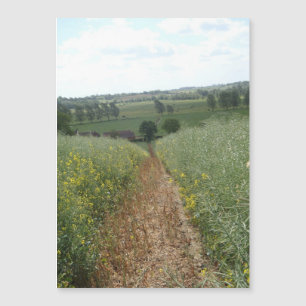 Englische Landschaftsbild Foto Kunstkarte Magnetkarte