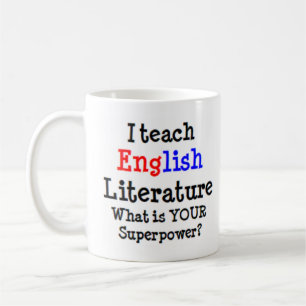 Englische Literaturlehre Kaffeetasse