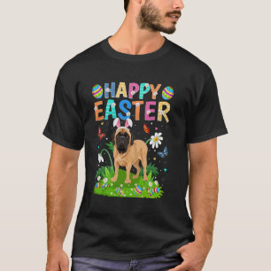 Englische Mastiff-Hund Fröhliche Ostereier-Suche H T-Shirt
