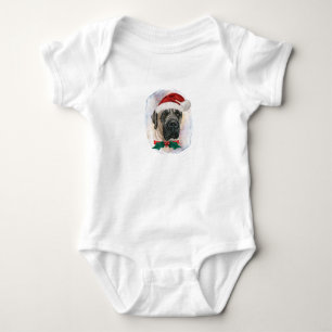 Englische Mastiff-Weihnachtsgeschenke für Hunde Li Baby Strampler