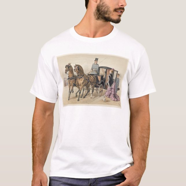 Englische Pferde T-Shirt (Vorderseite)