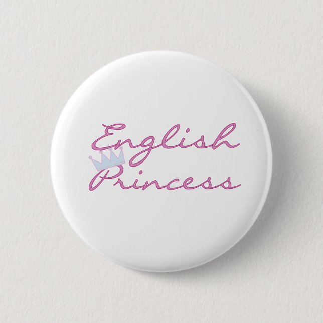 Englische Prinzessin Button (Vorderseite)