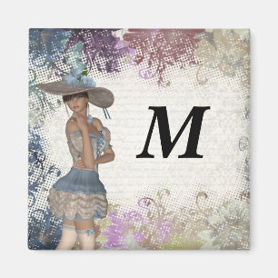 Englische Rose Magnet