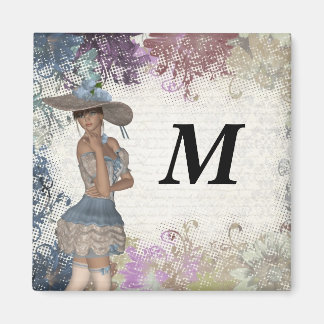 Englische Rose Magnet