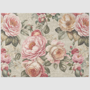 Englische Rose Tee Party Blumenkohl Brautparty Seidenpapier