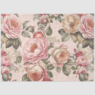 Englische Rose Tee Party Blumenrosa Brautparty Seidenpapier