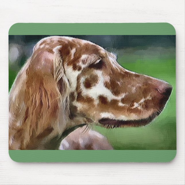 Englische Setter Kunstgeschenke Mousepad (Vorne)