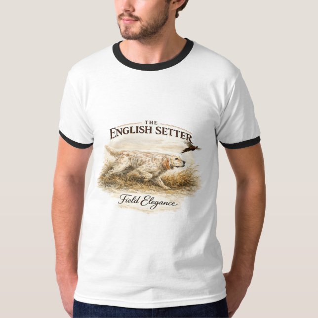 Englische Setter  T-Shirt (Vorderseite)