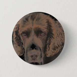 Englische Springer-Hunde Button