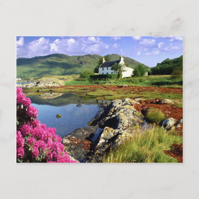 Englische Szenen, Hütte im Lake District Postkarte (Vorderseite)