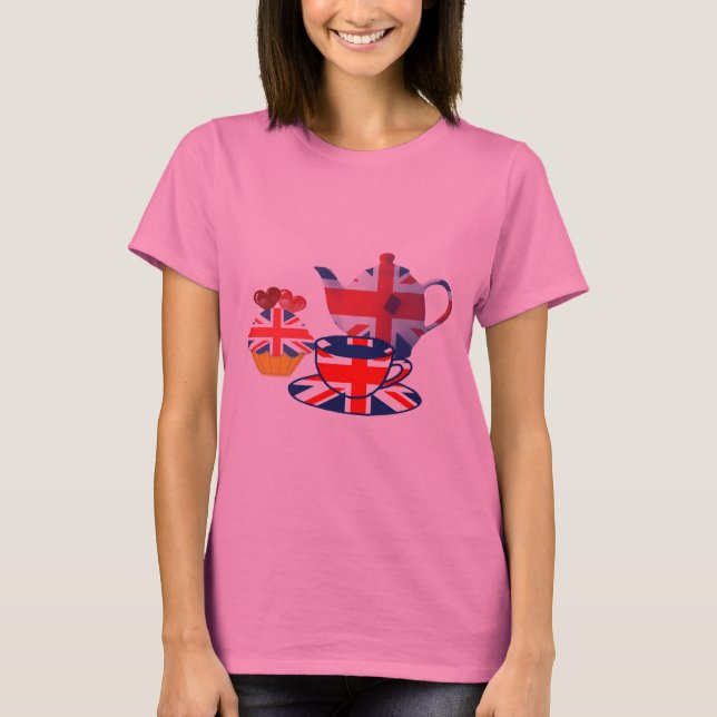 Englische Tee-Zeit, T-Shirt (Vorderseite)