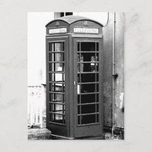 Englische Telefonzelle Postkarte