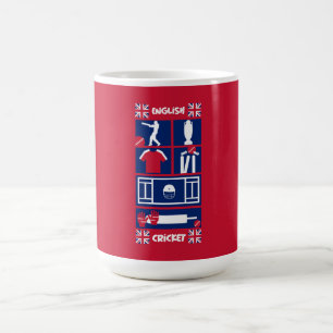 Englische Test Cricket Latte-Tasse Verwandlungstasse