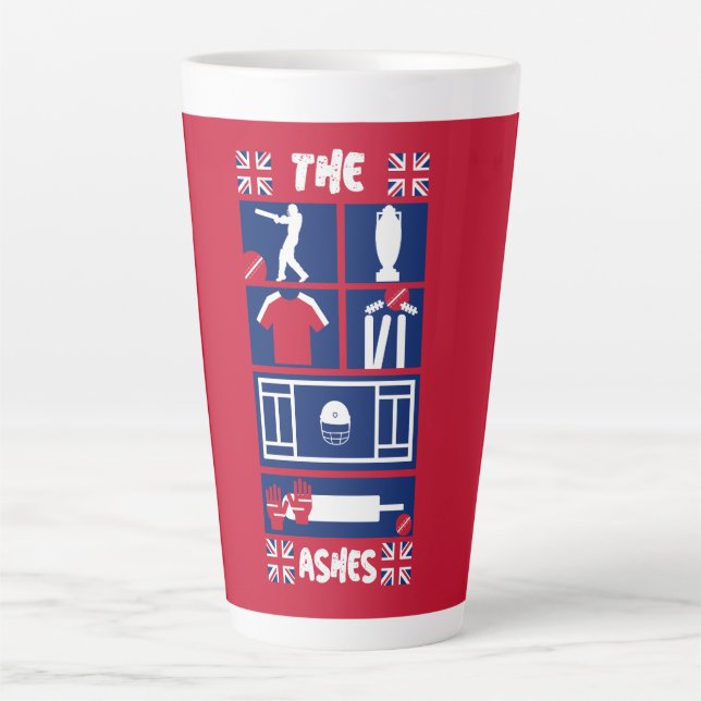 Englische Test Cricket Milchtasse (Vorderseite)