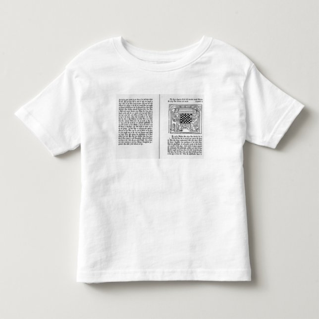 Englische Übersetzung von 'De Ludo Saccorum' Kleinkind T-shirt (Vorderseite)