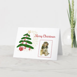 Englischer Cocker Spaniel Feiertagskarte