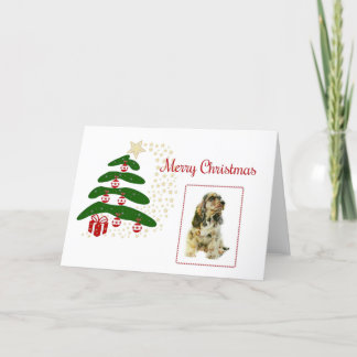 Englischer Cocker Spaniel Feiertagskarte