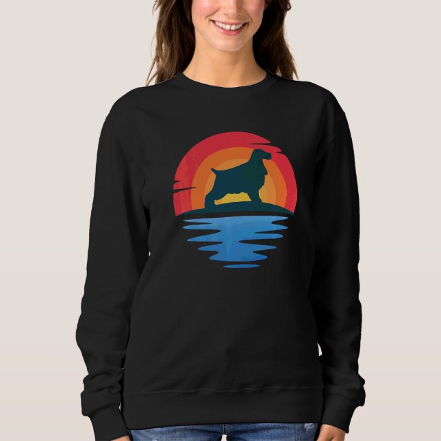 Englischer Cocker Spaniel Hund  3 Sweatshirt (Vorderseite)