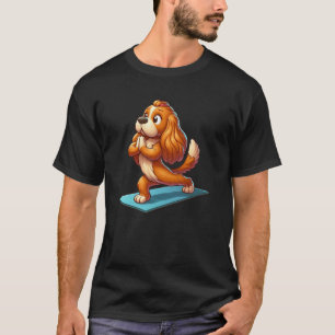 Englischer Cocker Spaniel Yoga Hund Lustige Medita T-Shirt
