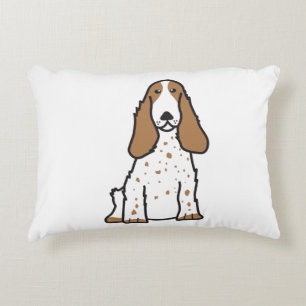 Englischer Cockerspaniel-HundeCartoon Dekokissen