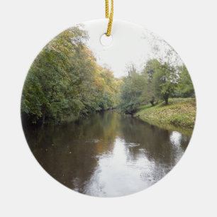 Englischer Fluss Keramik Ornament
