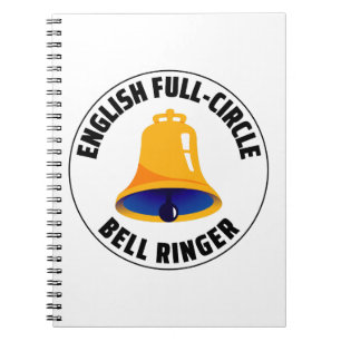 Englischer Full Circle Bell Ringer Collector Notizblock
