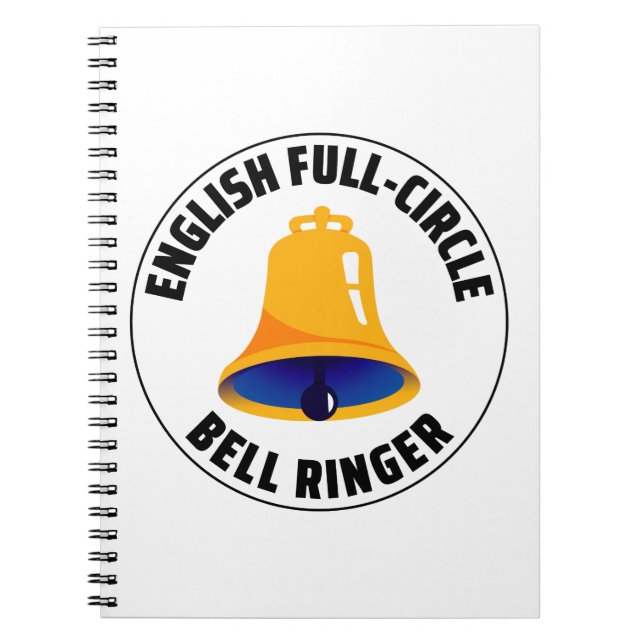 Englischer Full Circle Bell Ringer Collector Notizblock (Vorderseite)