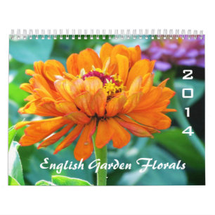 Englischer Garten-Blumenkalender 2014 Kalender