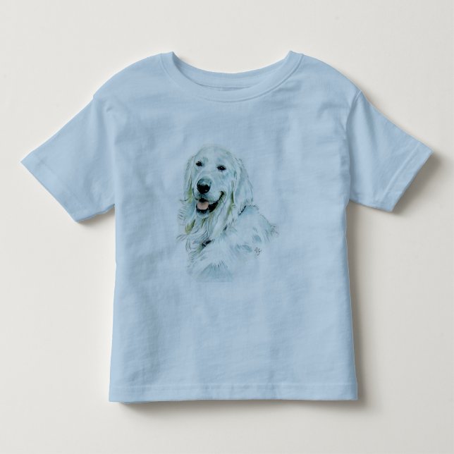 Englischer goldener Retriever-T - Shirt (Vorderseite)