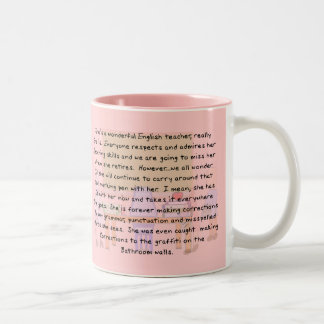 Englischer Lehrer Geschichte Geschenke Zweifarbige Tasse