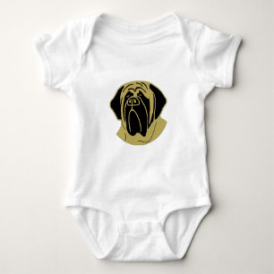 Englischer Mastiff Baby Strampler