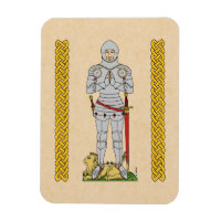 Englischer Mittelalter Ritter Circa 1430