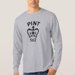 Englischer Pint-Langärmel-T - Shirt<br><div class="desc">Erwachsener Imperial Pint T - Shirt mit Kronenverifizierungs-Siegel. Bestellen Sie wie besehen,  oder passen Sie es mit einem anderen Shirt oder einer anderen Farbe an.</div>