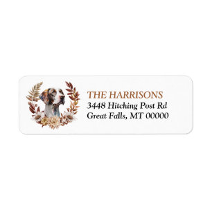Englischer Pointer Dog Herbstkranz