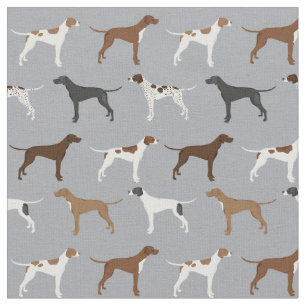 Englischer Pointer Hund Stoff