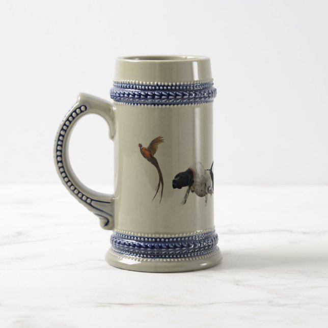 Englischer Pointer Point Bierglas (Links)