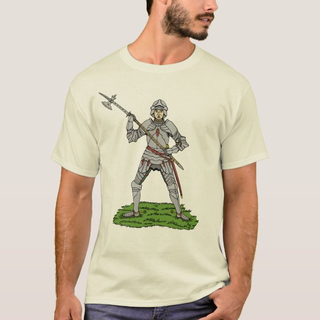 Englischer Ritter des fünfzehnten Jahrhunderts T-Shirt (Vorderseite)