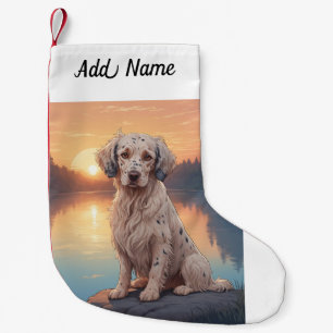 Englischer Setter Kleiner Weihnachtsstrumpf
