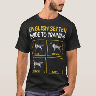 Englischer Setter-Leitfaden zum Training von Gehor T-Shirt