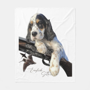 Englischer Setter, niedlicher Welpe Coffee Tasse F Fleecedecke