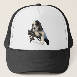 Englischer Setter, niedlicher Welpe-T - Shirt Truckerkappe