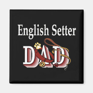 englischer Setter Papa Magnet