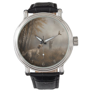 Englischer Setter, Waldschnepfenjagd Armbanduhr