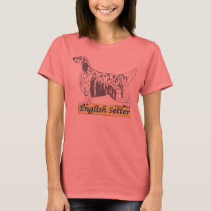 Englischer Setzer - blaues belton T-Shirt