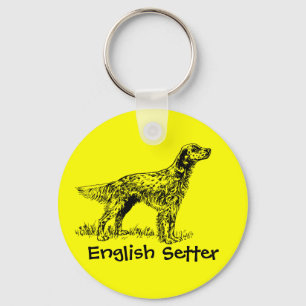 Englischer Setzer Schlüsselanhänger
