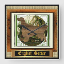 Englischer Setzer-Sport von ihm
